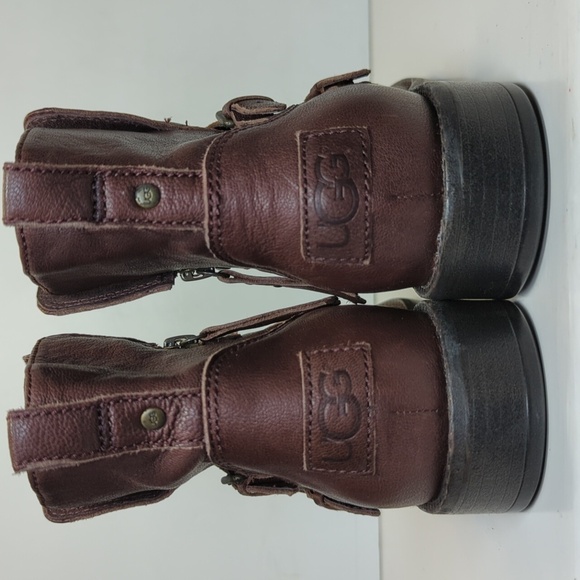 UGG Australia Camille Studded Moto Biker ankle boots women's size 8 EU 39 - Picture 10 of 16